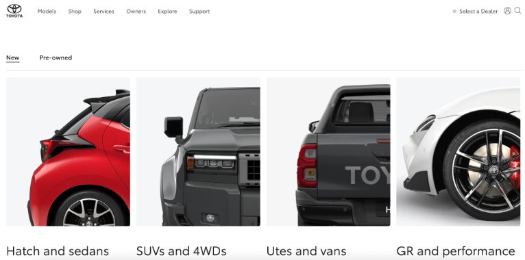 Client: Toyota & Lexus Australia
Industry: Automotive Retail
Technology Stack: